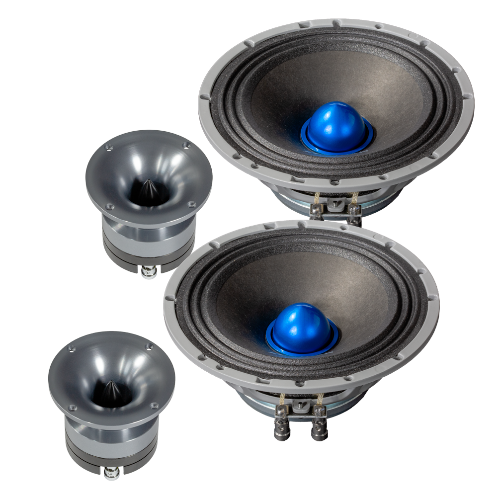 Sparked Innovations VBTT-6.5CS, 6.5" Midrange and Mini Horn Component Set, Active