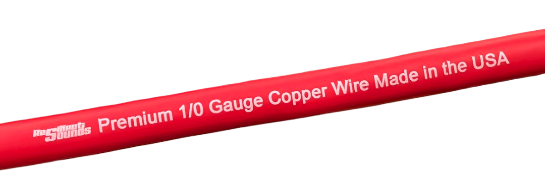 Resilient Sounds 1/0 Premium High Conductivity Copper Wire - 99.9% Pure Copper 50ft