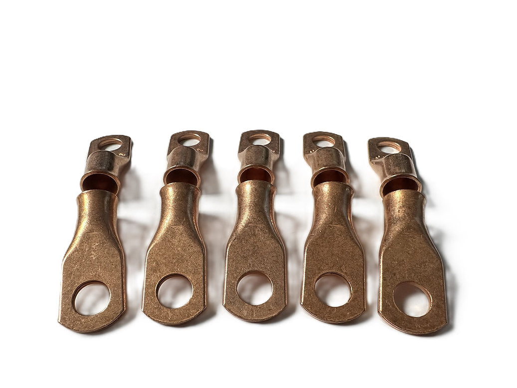 1/0 AWG Copper Ring Terminals – Heavy-Duty High-Conductivity