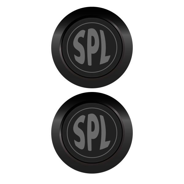 Latching Black SPL 12V Push Button Switch SPDT Two Pack