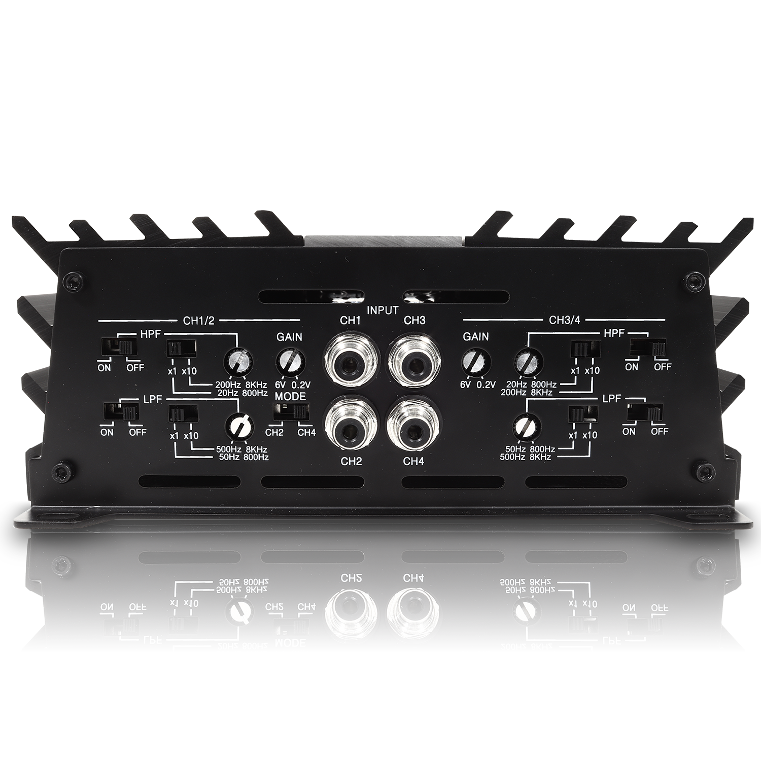 NB300.4 1200 Watt 4 Channel Amplifier by Prodigy Audio™