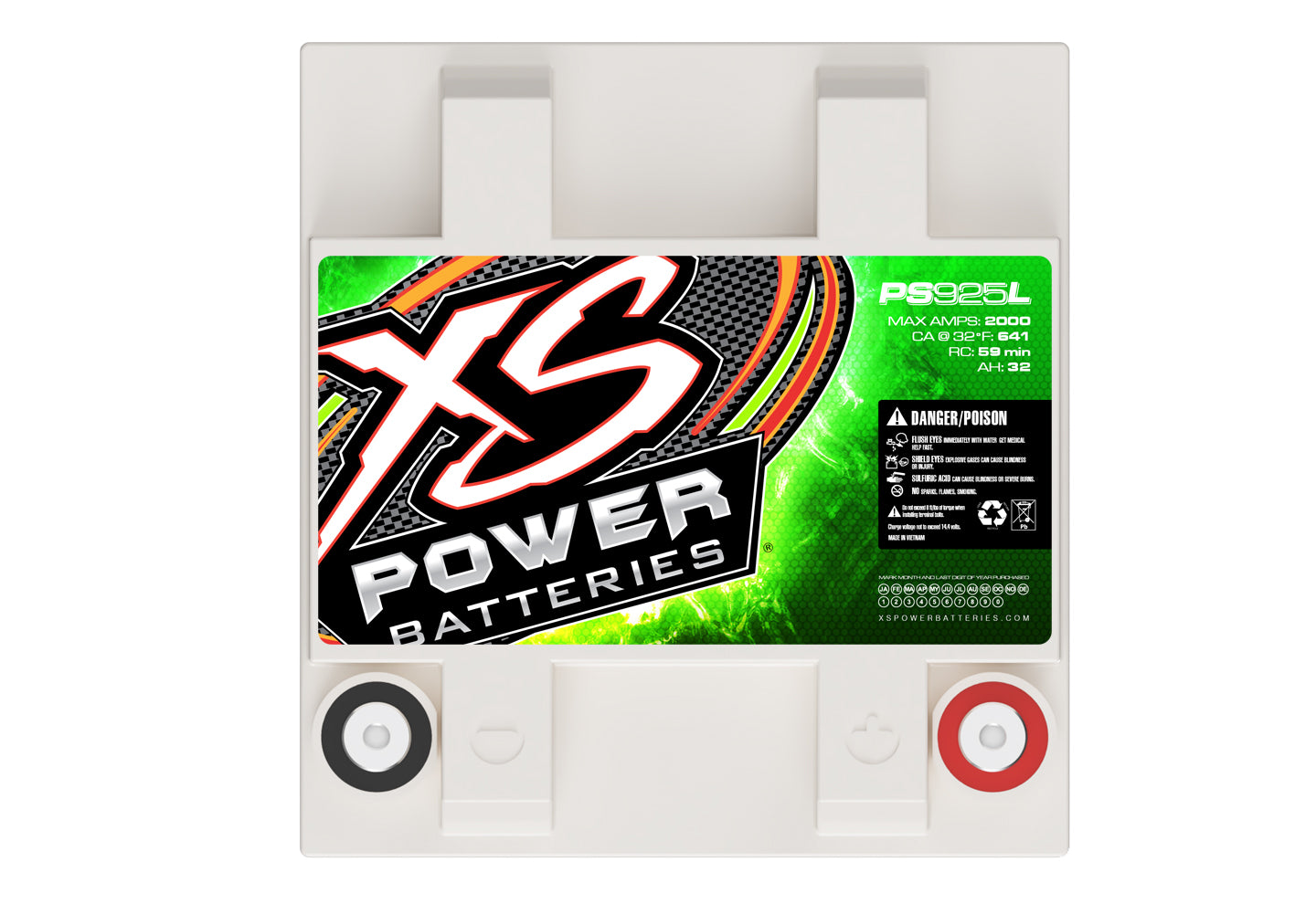 PS925L XS Power 12VDC AGM Powersports Vehicle Battery 2000A 32Ah