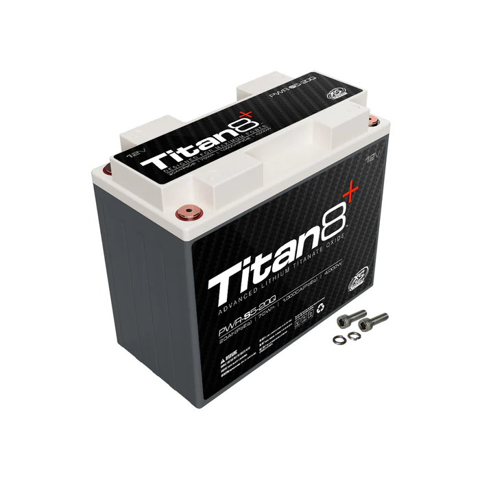 PWR-S5-20Q XS Power Titan8 12VDC Lithium LTO Car Audio Vehicle Battery 4000W 70Wh