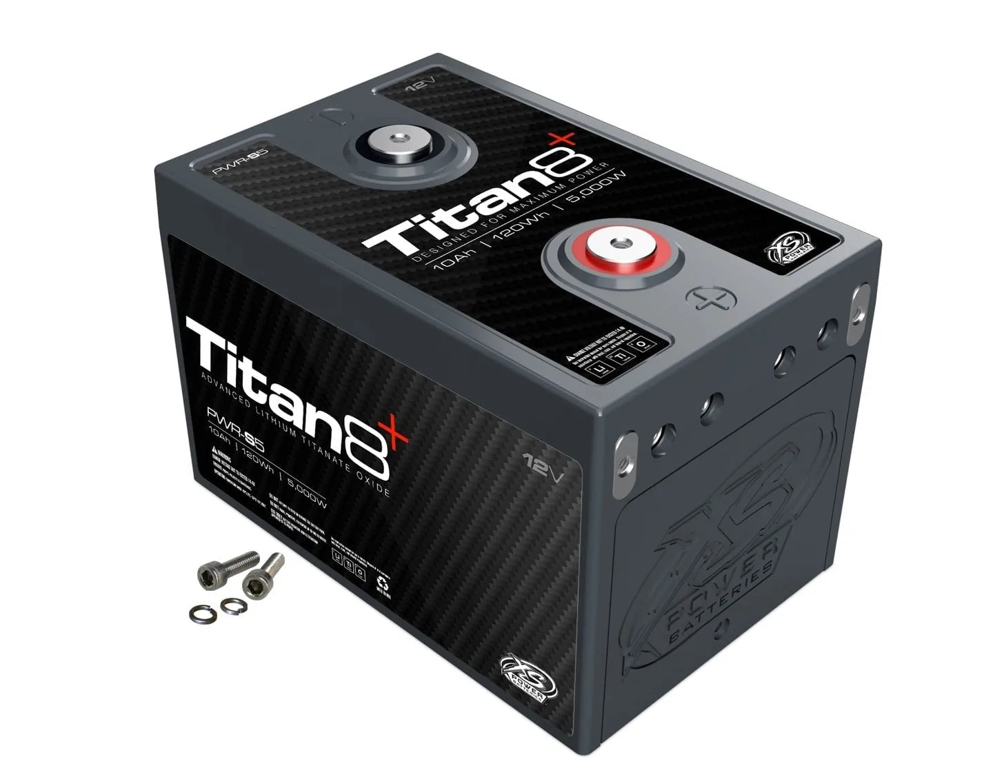 (OPEN BOX) XS Power Titan 8 12V PWR-S5 Lithium Titanate Oxide (LTO) Vehicle Battery - 2000A 5000W
