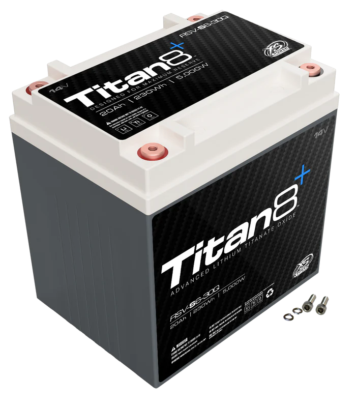 XS Power Titan 8 14V RSV-S6-30Q Lithium Titanate Oxide (LTO) Vehicle Battery - 1000A 3000W