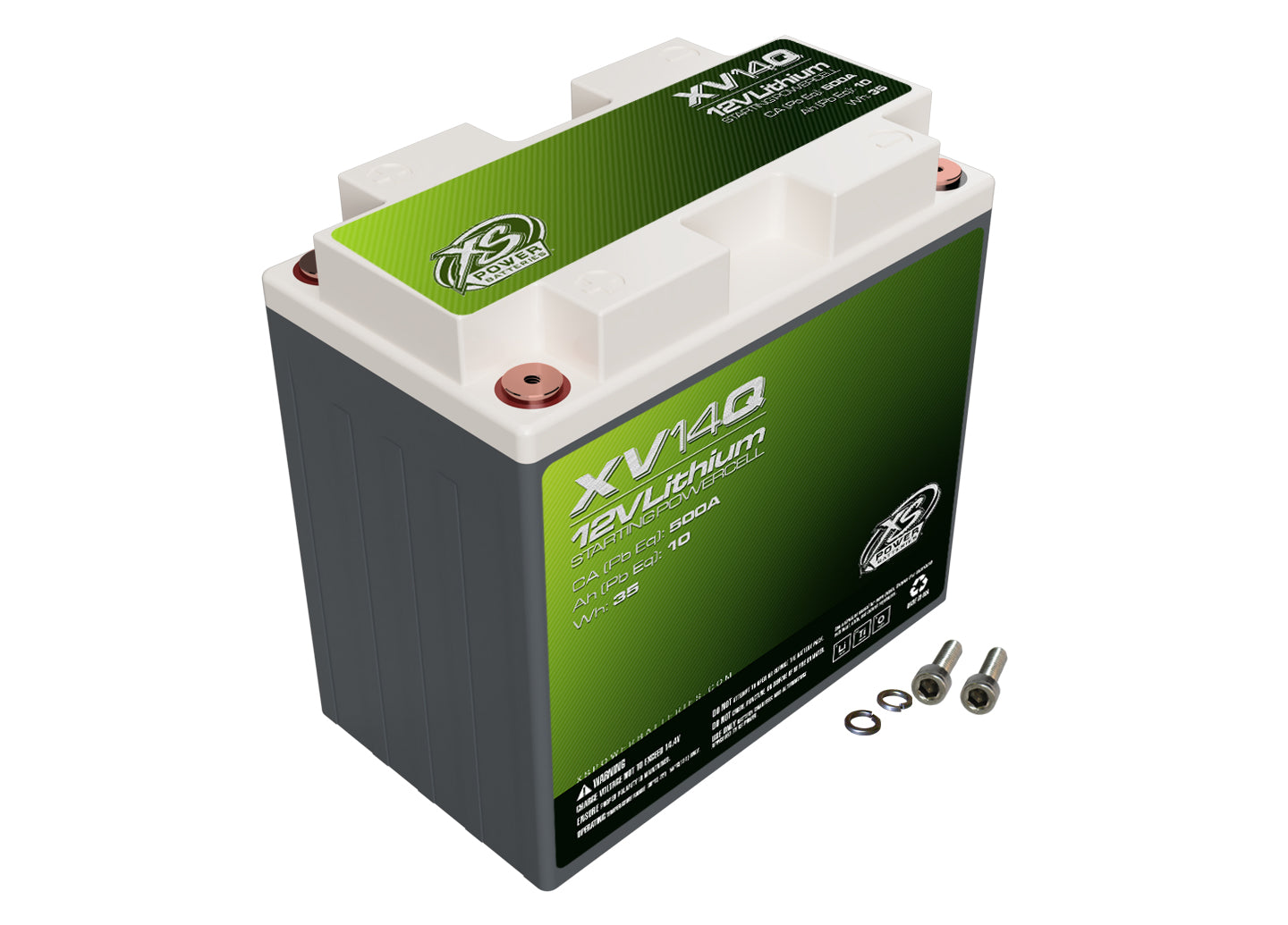 XV14Q XS Power 12VDC Group 14L Lithium LTO Underhood-Safe Vehicle Battery 750W 35Wh