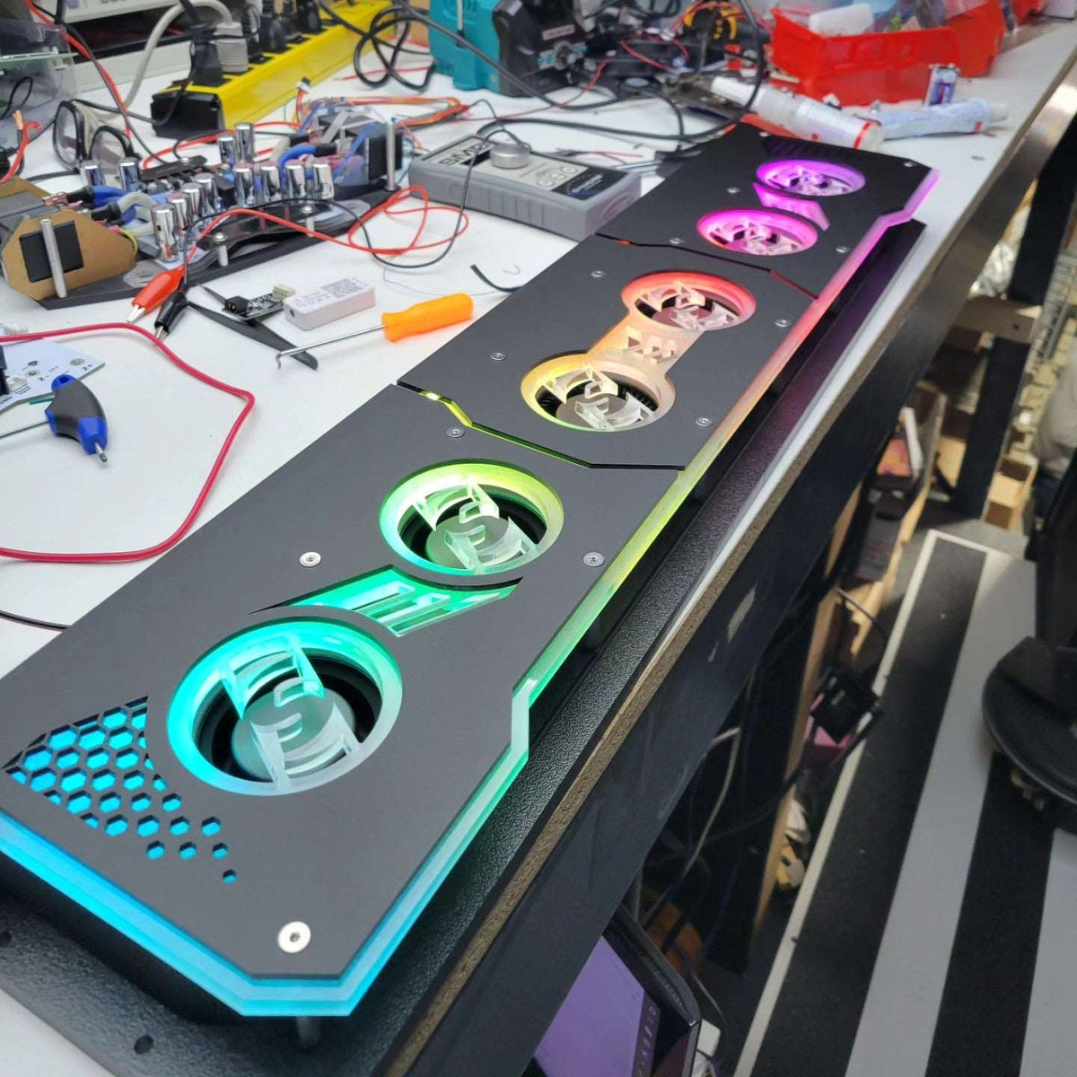 Big Fat Fannie Six - Motor 12V Car Audio Amplifier Cooling Fan - BIG - FAT - FANNIE - Sparked Innovations