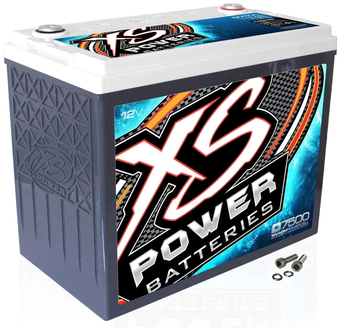 D7500 XS Power 12VDC AGM Car Audio Vehicle Battery 6000A 140Ah Group GC12 - D7500 - Sparked Innovations