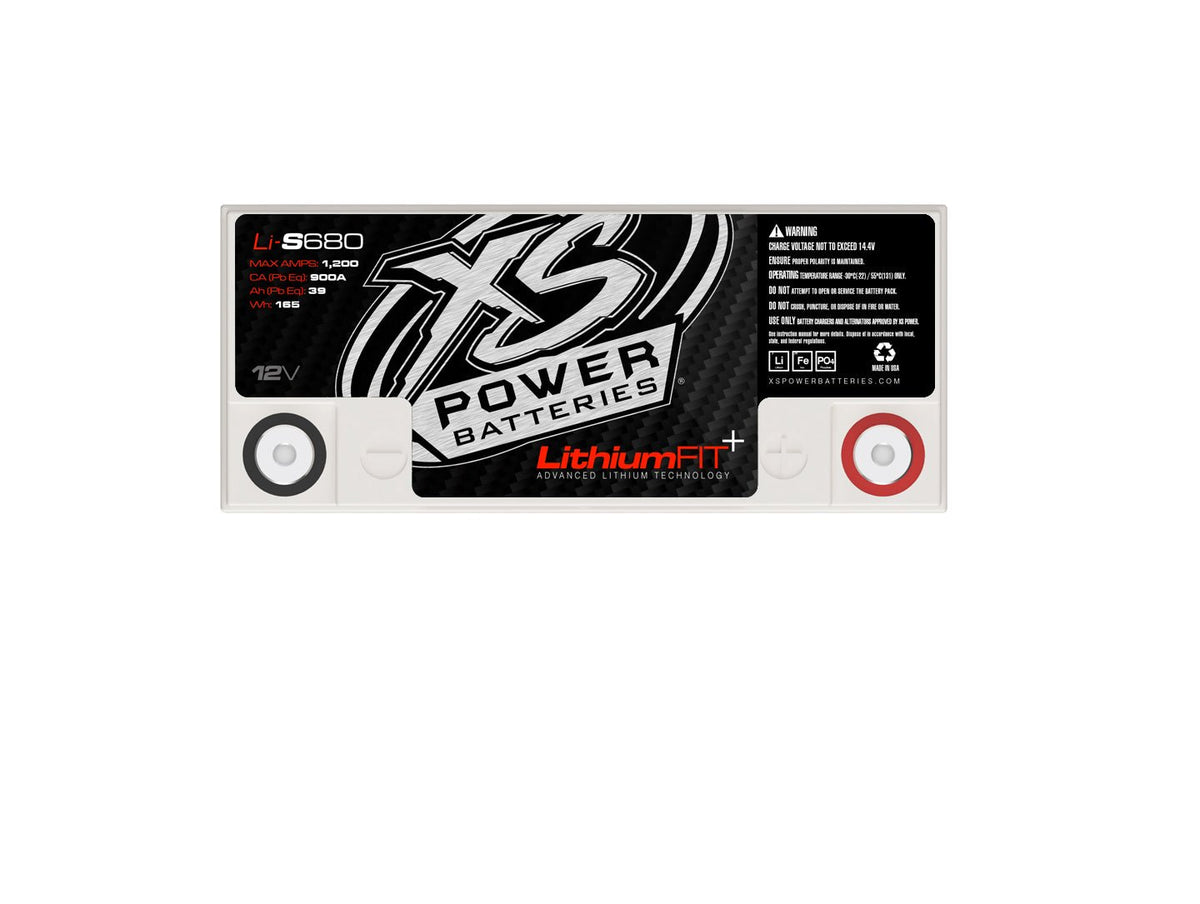 Li - S680 XS Power 12VDC Lithium Racing Vehicle Battery 1440A 15.6Ah - Li - S680 - Sparked Innovations