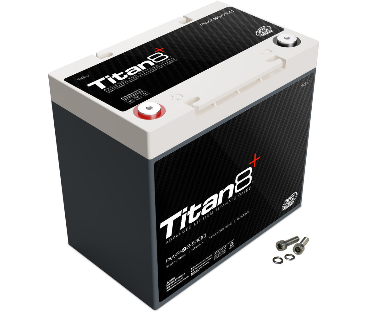 PWR - S6 - 5100 XS Power Titan8 14VDC Group 51 Lithium LTO Car Audio Vehicle Battery 5000W 144Wh - PWR - S6 - 5100 - Sparked Innovations