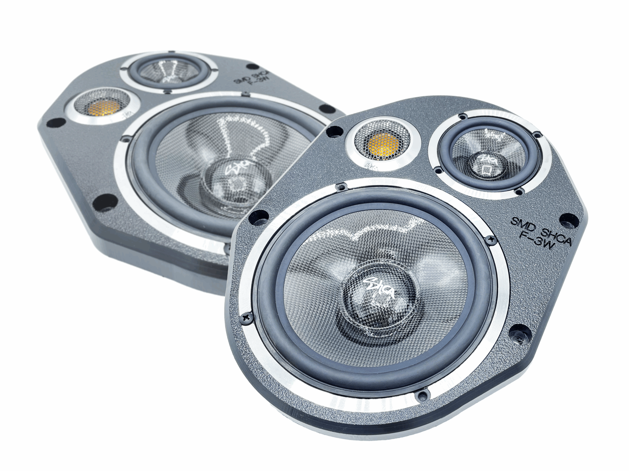 SMD Ford 3 - Way Speaker Adapters - Sky High Car Audio (PAIR) - Steve Meade Designs - F3SA - SHCA - Sparked Innovations