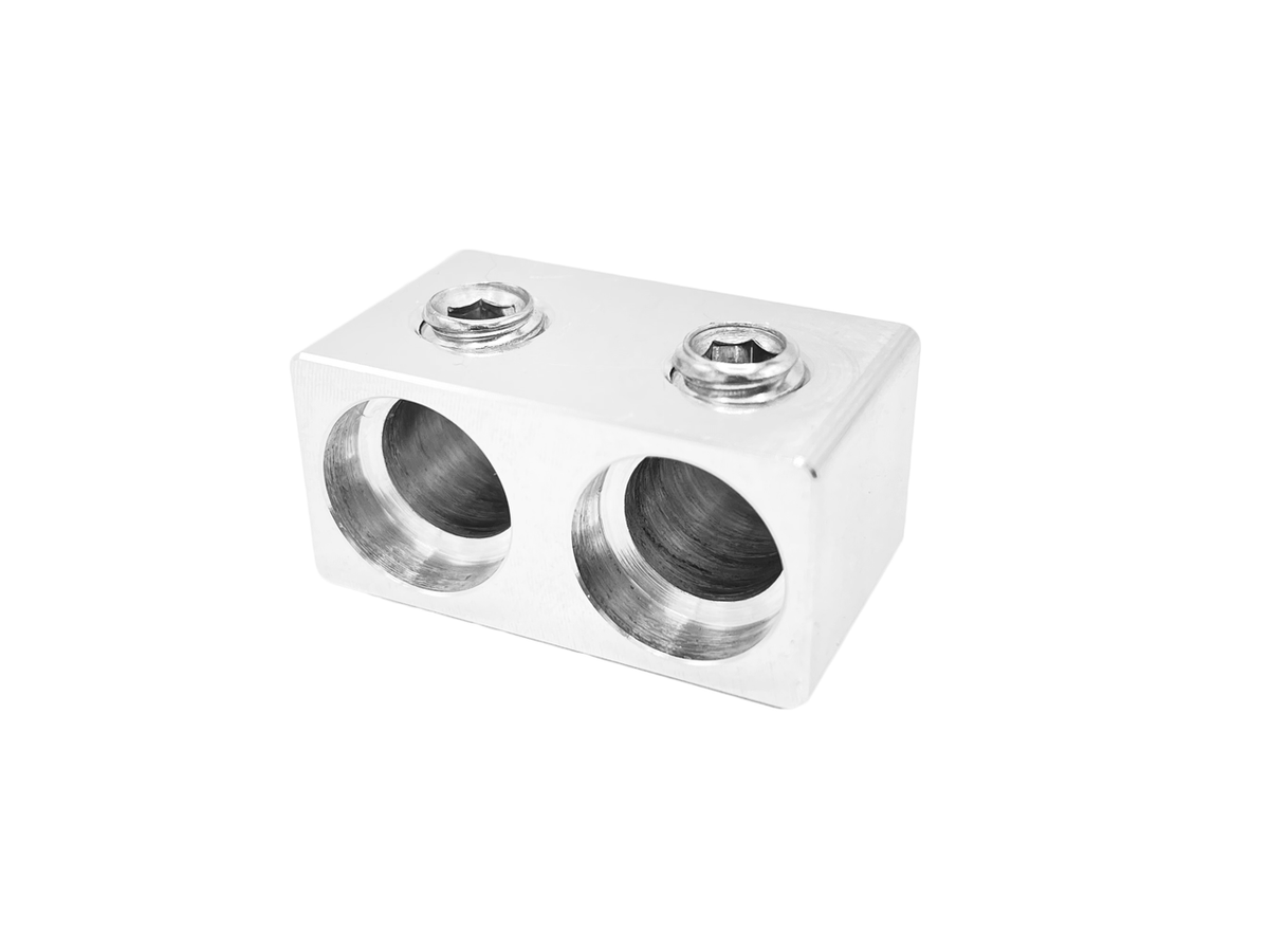 SMD LR Double Cable Adapter Block - 2 x 8AWG to 2 x 4AWG (1 Adaptor) - SMD - LR - DOUB - 4GA - Sparked Innovations