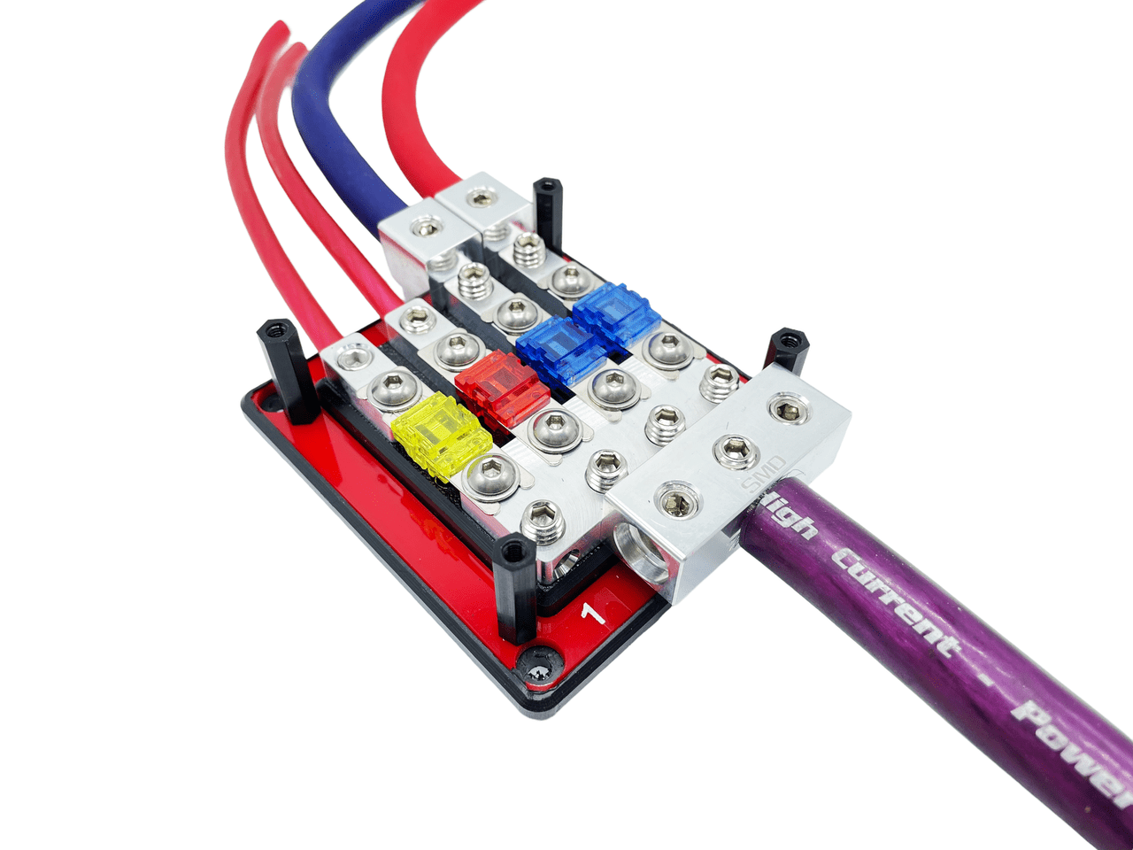 SMD Triple LRC Cable Adapter Block - 3 x 8AWG to 3 x 1/0AWG (1 Adaptor) - SMD - LRC - TRIP - 1 - 0GA - Sparked Innovations