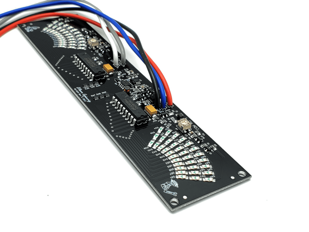SMD VU - Din Audio Volume Unit Meter - Steve Meade Designs - White LED - SMD - VU - DIN - WH - Sparked Innovations