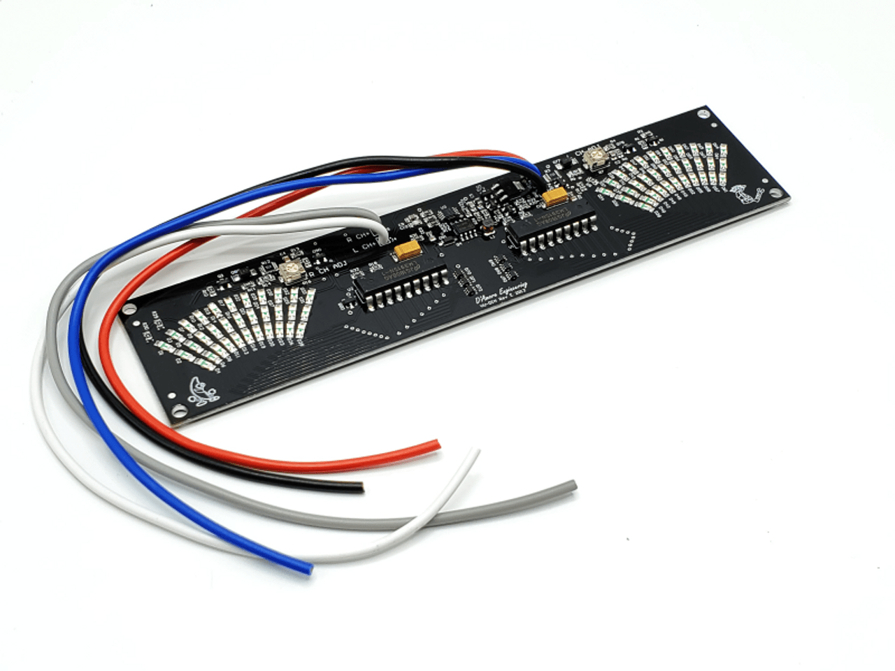 SMD VU - Din Audio Volume Unit Meter - Steve Meade Designs - White LED - SMD - VU - DIN - WH - Sparked Innovations
