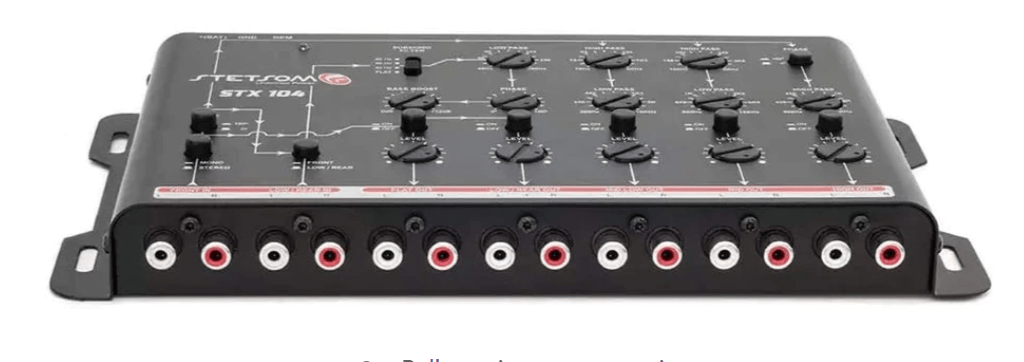 Stetsom STX104 Five - Channel Audio Crossover Output Signal Processor - STX104 - Sparked Innovations