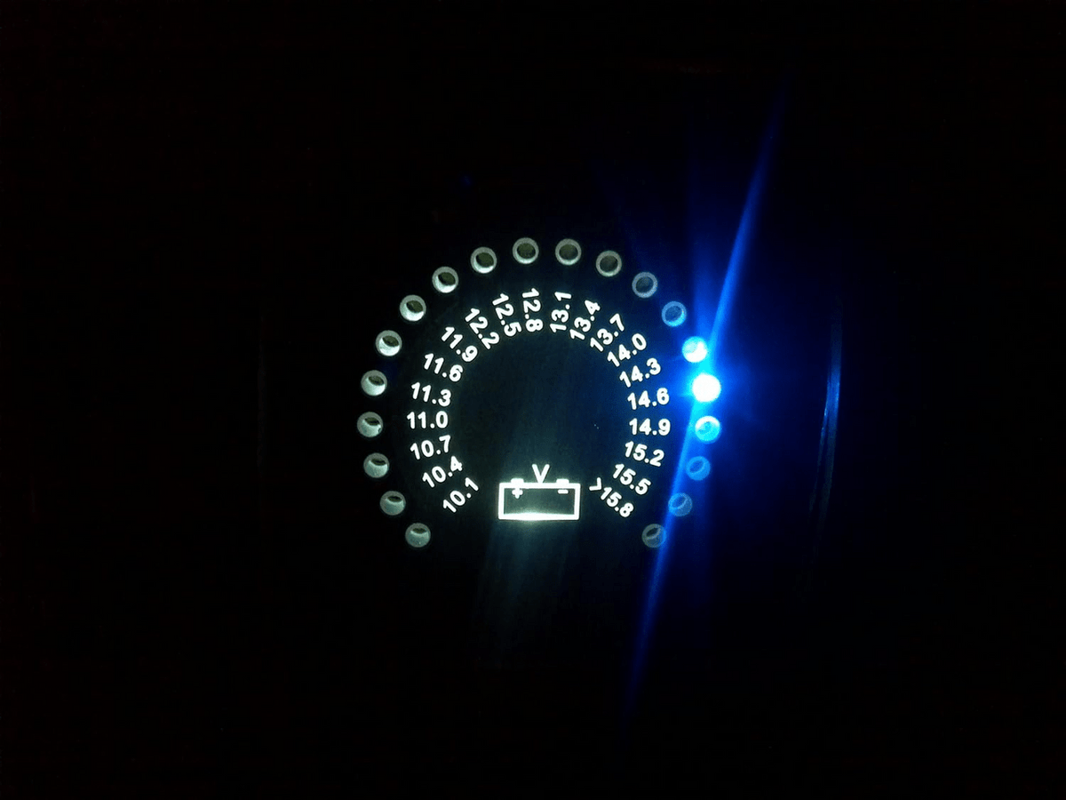 Steve Meade Designs SMD 12V Voltmeter SMD - VM - 1 - SMD - VM - 1 - Sparked Innovations