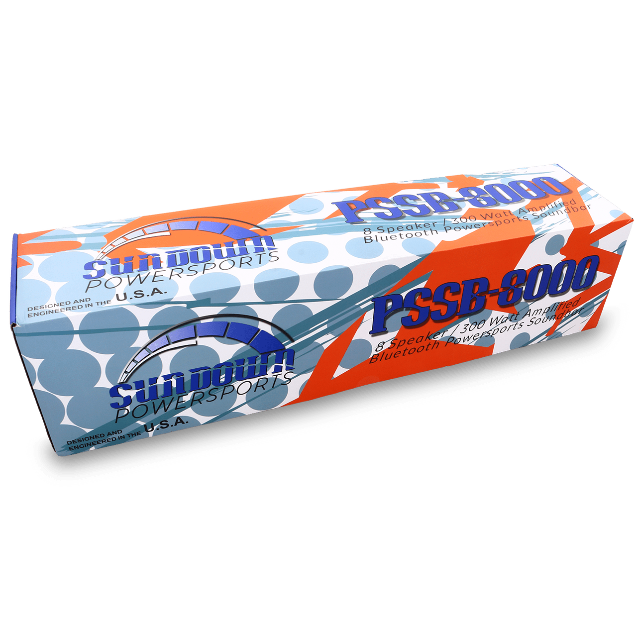 Sundown Audio PSSB - 8000 8 Speaker 300 watt Amplified Bluetooth Powersports Soundbar - PS - PSSB8000SB - Sparked Innovations