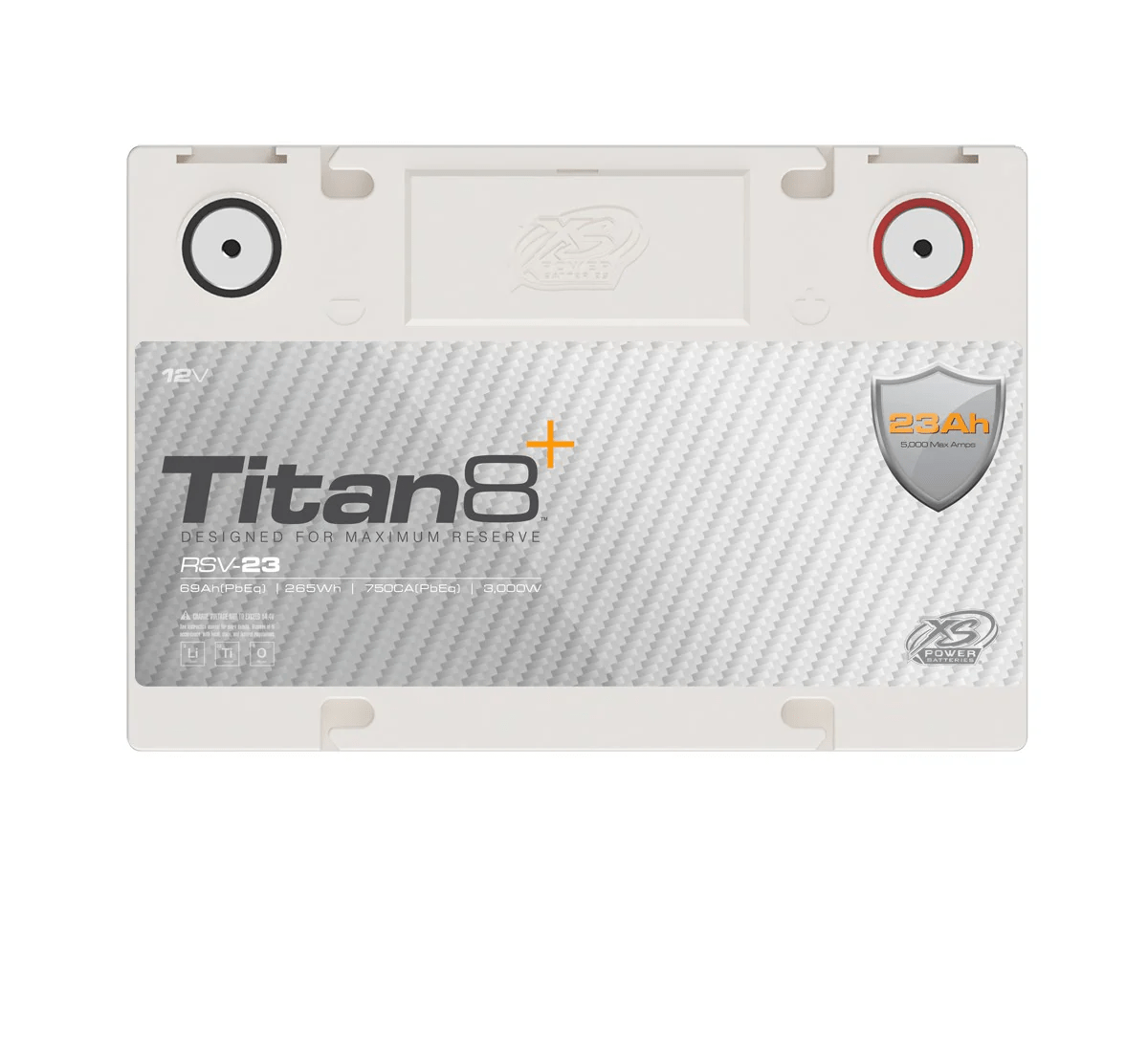 XS Power Titan8 RSV - 23 23ah 12 Volt Group 34 Underhood Safe 3000 - 5000W - RSV - 23 - Sparked Innovations