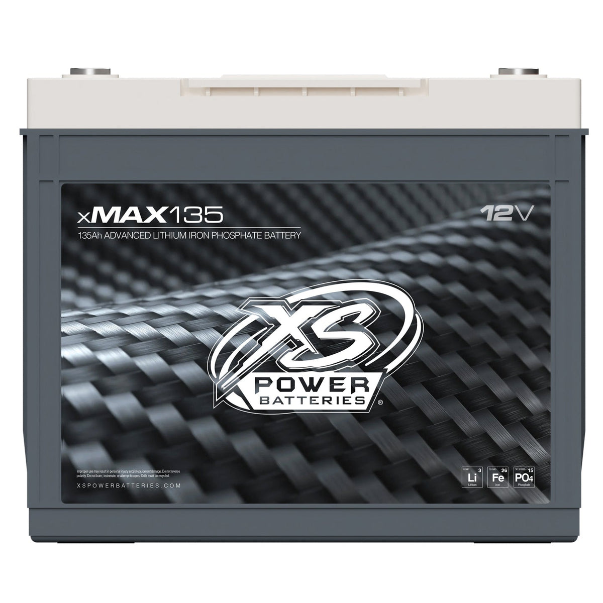 XS Power xMax - 135 12V Lithium xMax Series Batteries XMAX135 - xMax 135 - Sparked Innovations