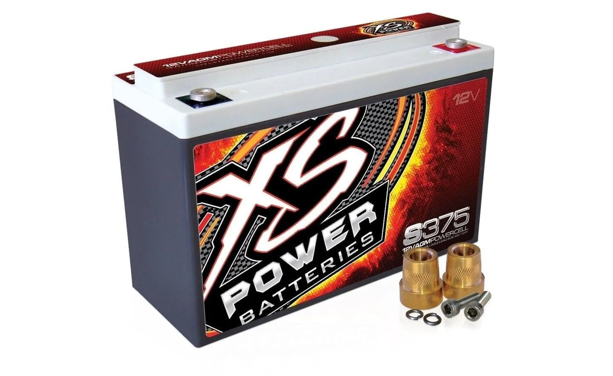 S375 XS Power 12VDC AGM Racing Vehicle Battery 800A 15Ah - S375 - Sparked Innovations