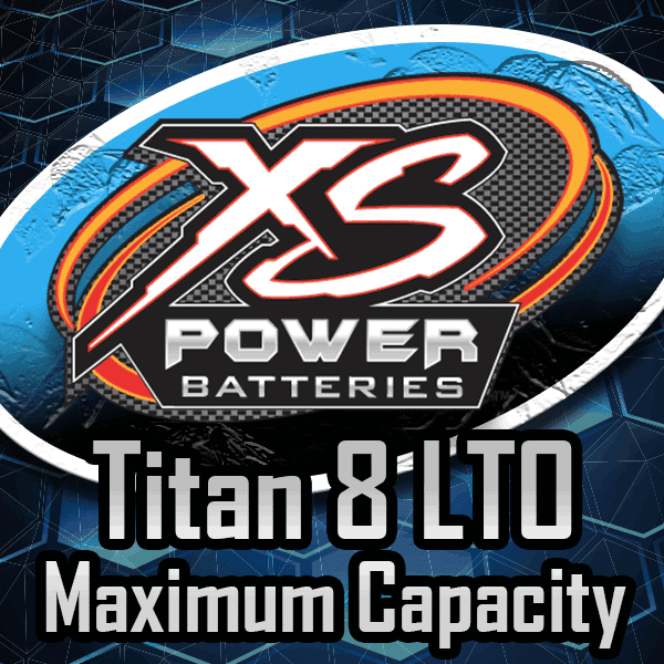 Maximum Capacity Titan 8 Lithium Batteries