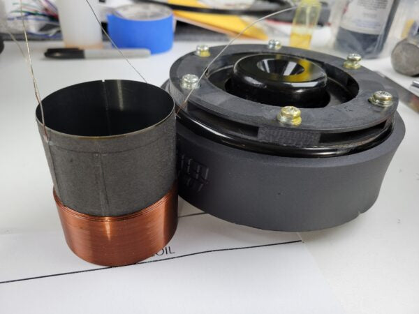 Sundown Motor Voice Coil Combo 4-Layer 2.5″ Copper Coil 500w RMS E V4 Ferrite Double Stack Vented Gap