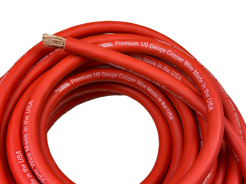 Resilient Sounds 1/0 Premium High Conductivity Copper Wire - 99.9% Pure Copper 50ft