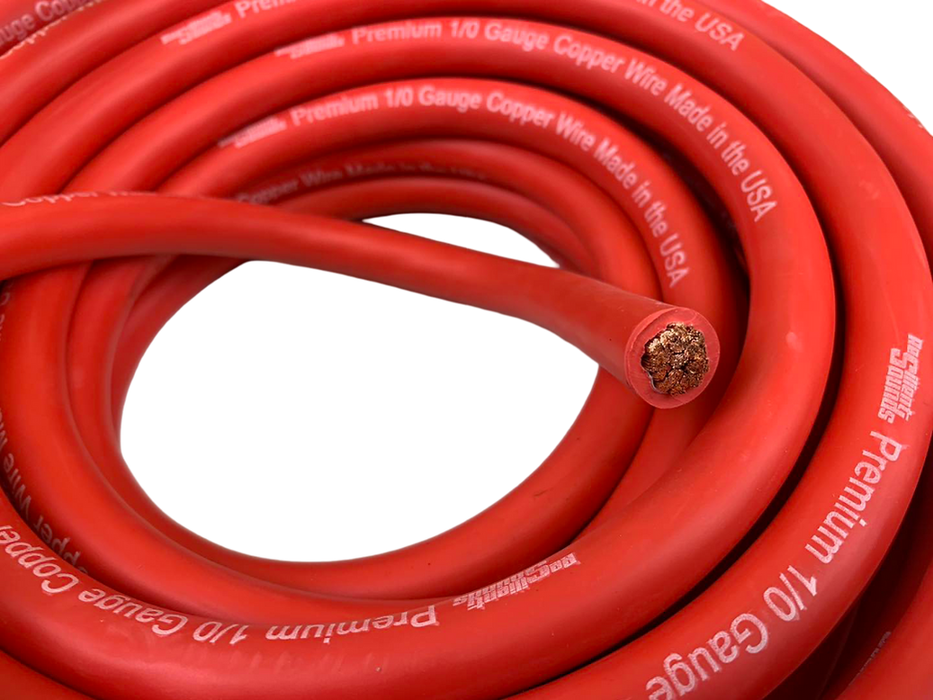 Resilient Sounds 1/0 Premium High Conductivity Copper Wire - 99.9% Pure Copper 50ft