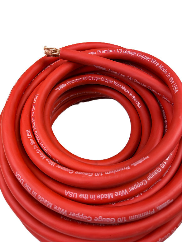 Resilient Sounds 1/0 Premium High Conductivity Copper Wire - 99.9% Pure Copper 50ft