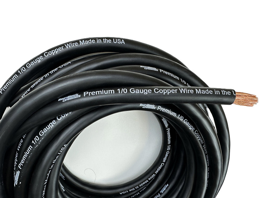 Resilient Sounds 1/0 Premium High Conductivity Copper Wire - 99.9% Pure Copper 50ft