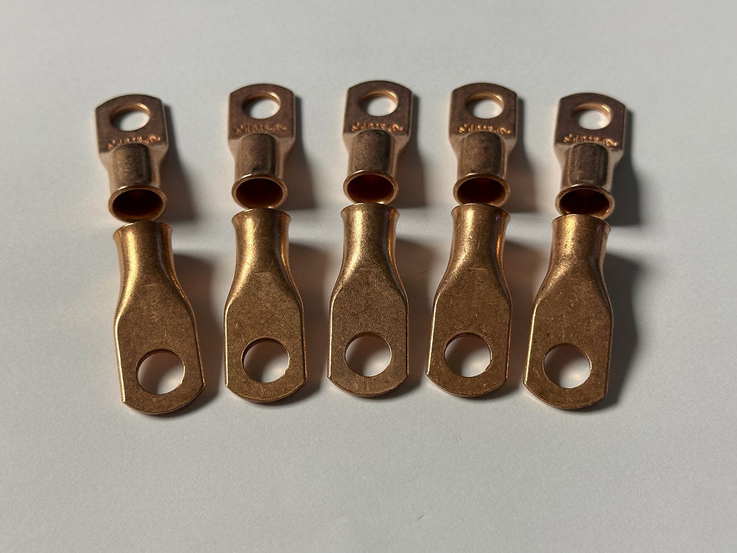 1/0 AWG Copper Ring Terminals – Heavy-Duty High-Conductivity
