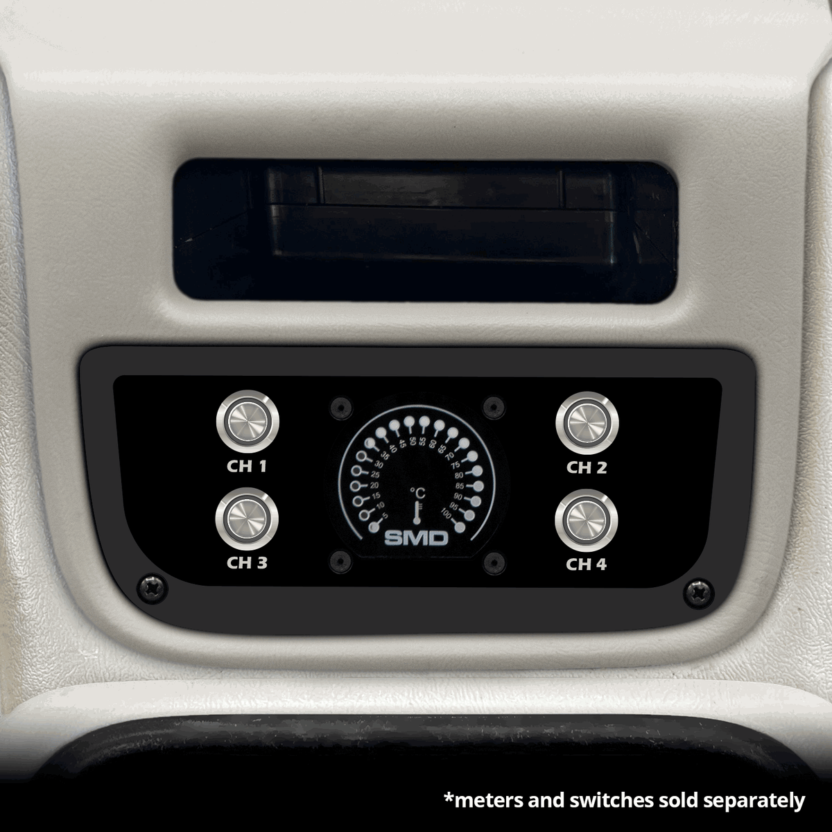 99 - 02 GM Full - Size Truck Center Console Switch Panel - 1 SMD Meter - GM - 99 - 02 - SMD - S - Sparked Innovations