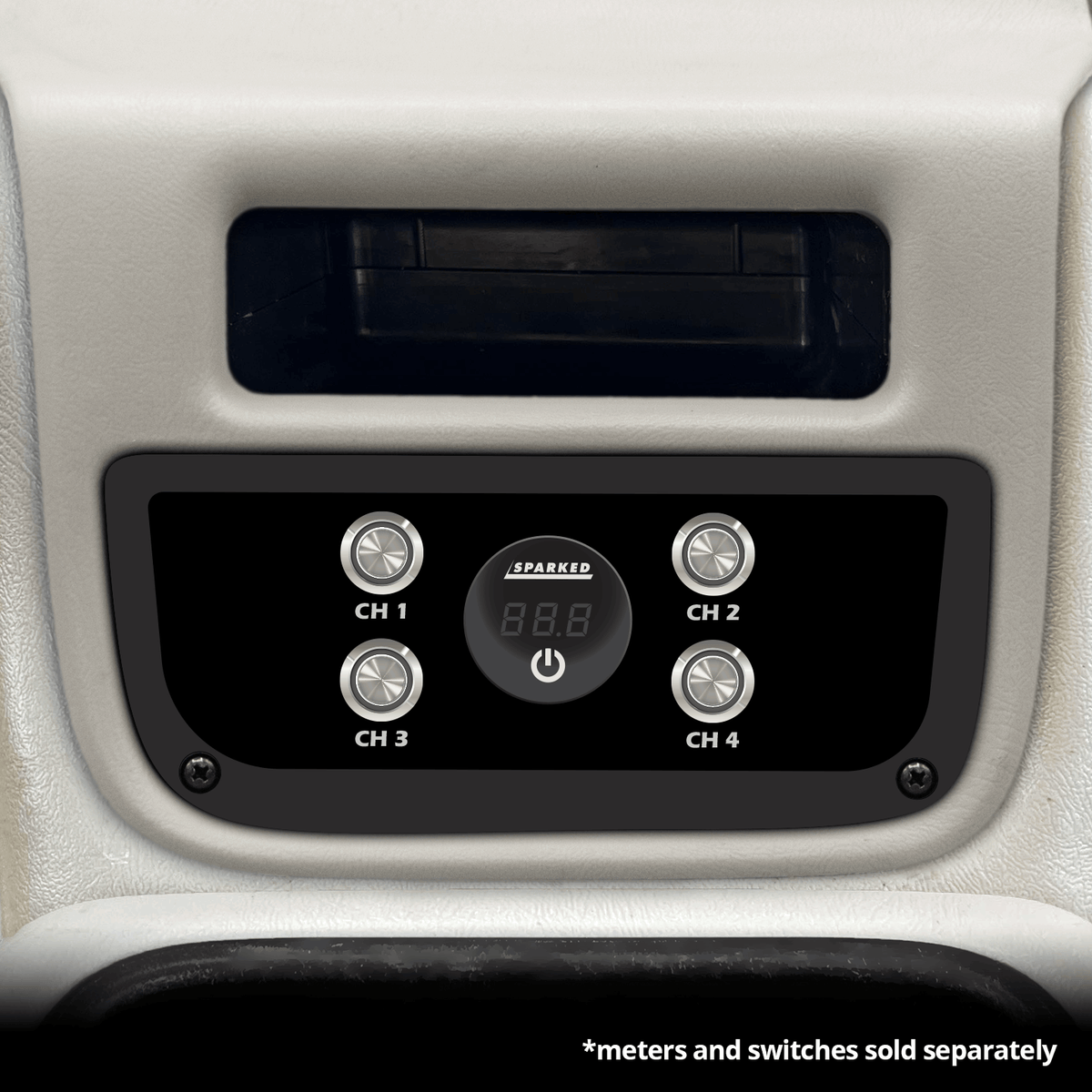 99 - 02 GM Full - Size Truck Center Console Switch Panel - 1 Sparked Meter - GM - 99 - 02 - SWP - v1 - Sparked Innovations