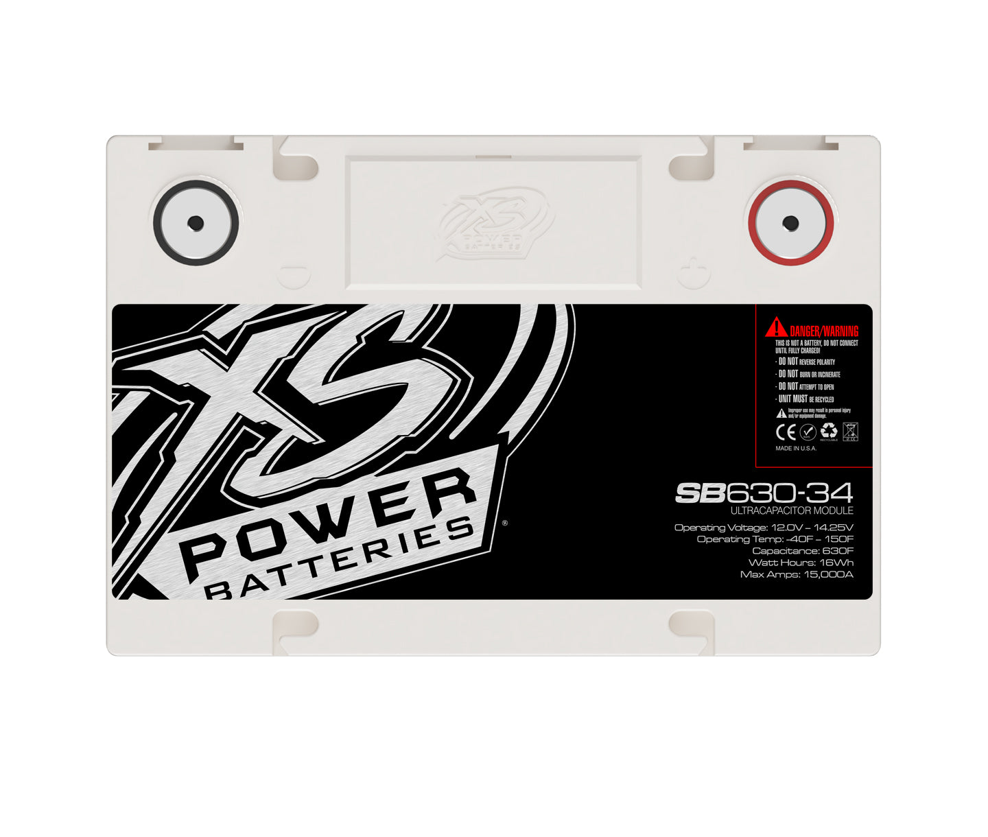 SB630-34 XS Power 630F SuperBank 12V Ultracapacitors Group 34