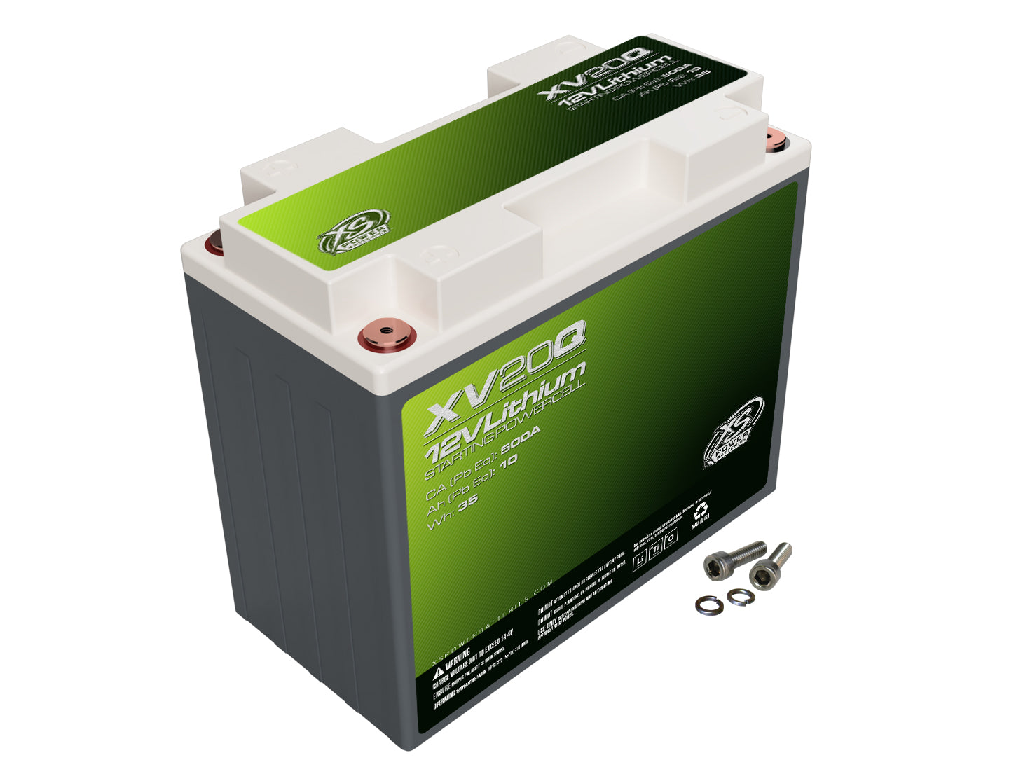 XV20Q XS Power 12VDC Group 20L Lithium LTO Underhood-Safe Vehicle Battery 750W 35Wh