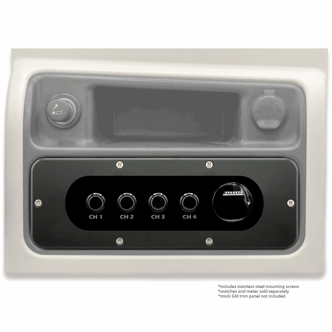 Billet Aluminum Switch Panel for Full - Size GM Truck or SUV 2003 – 2007 - Tah - SWP - Sparked Innovations