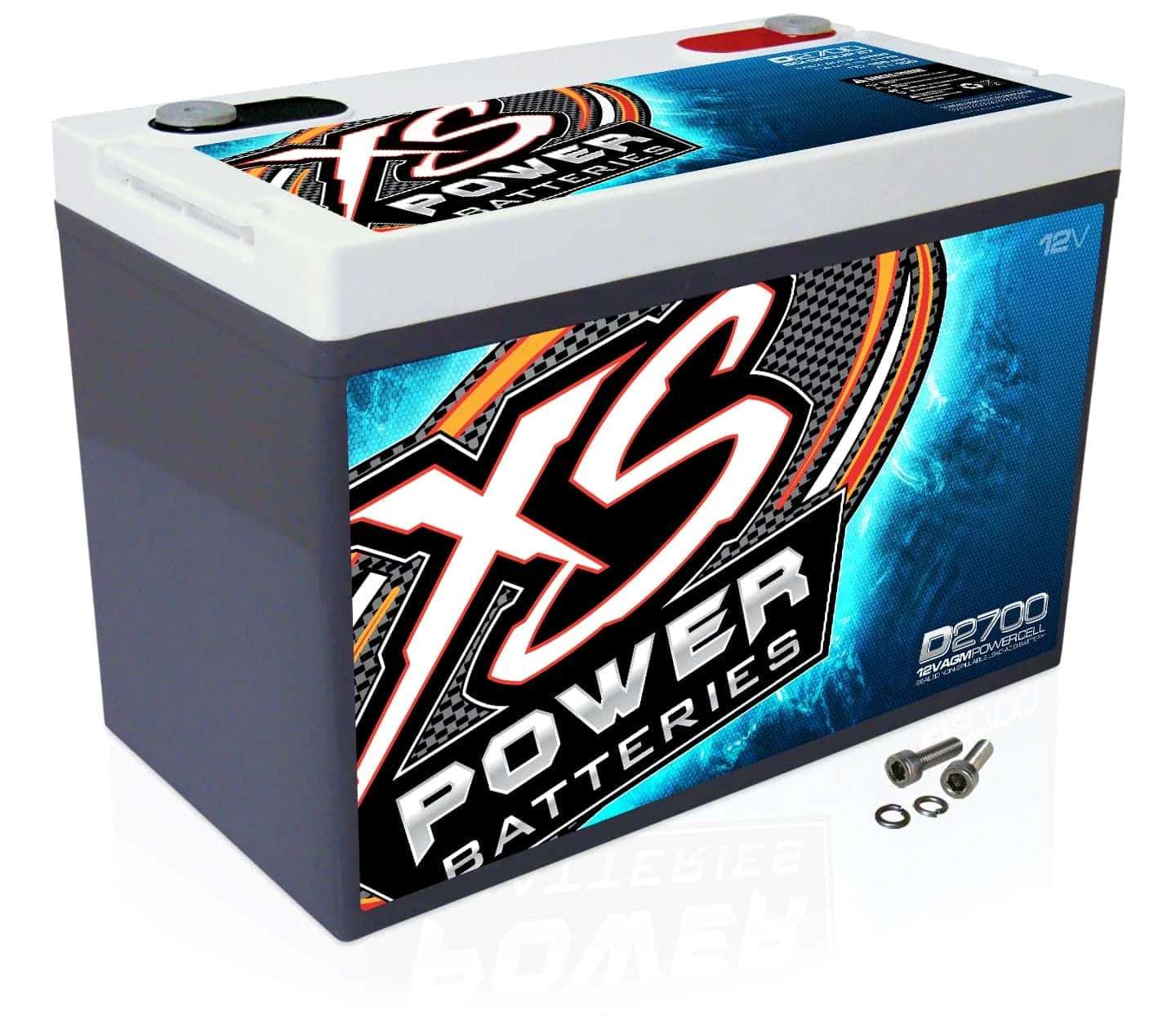 D2700 XS Power 12VDC AGM Car Audio Vehicle Battery 4300A 100Ah Group 27 - D2700 - Sparked Innovations