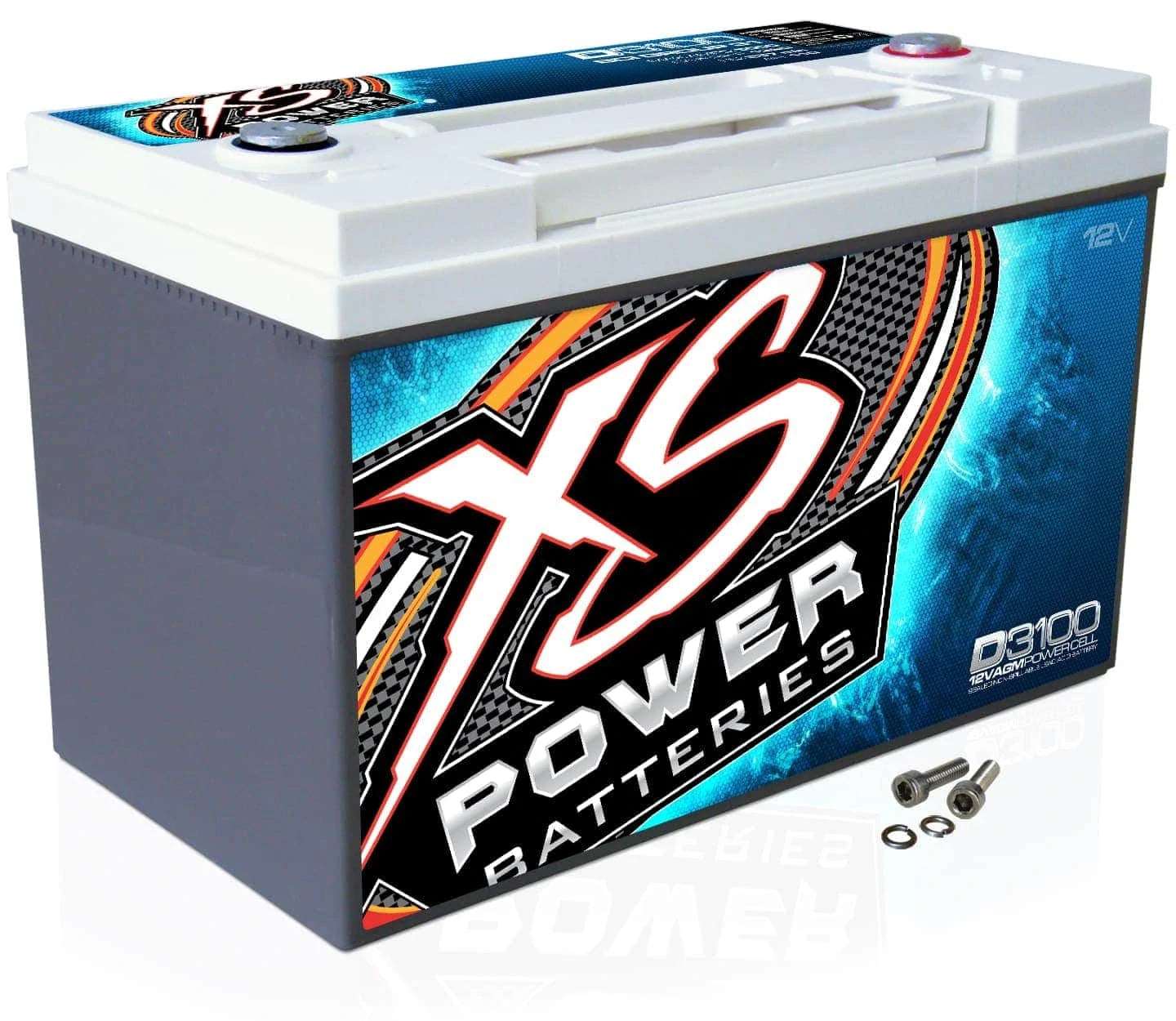 D3100 XS Power 12VDC AGM Car Audio Vehicle Battery 5000A 110Ah Group 31 - D3100 - Sparked Innovations