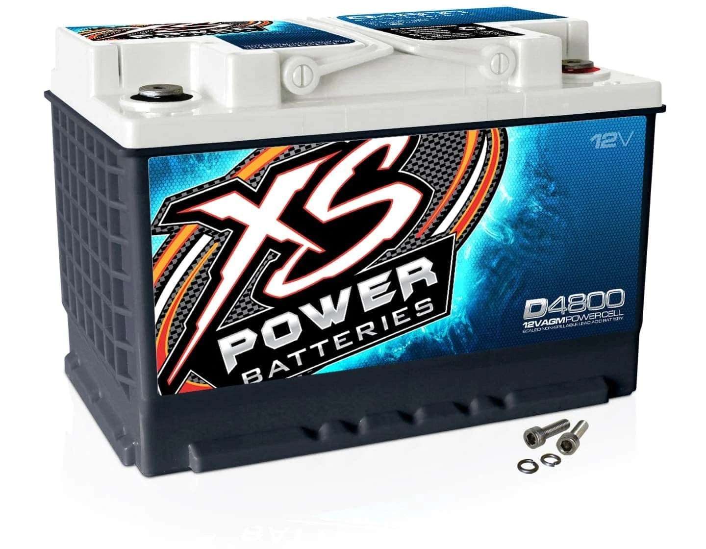 D4800 XS Power 12VDC AGM Car Audio Vehicle Battery 3000A 60Ah Group 48 - D4800 - Sparked Innovations