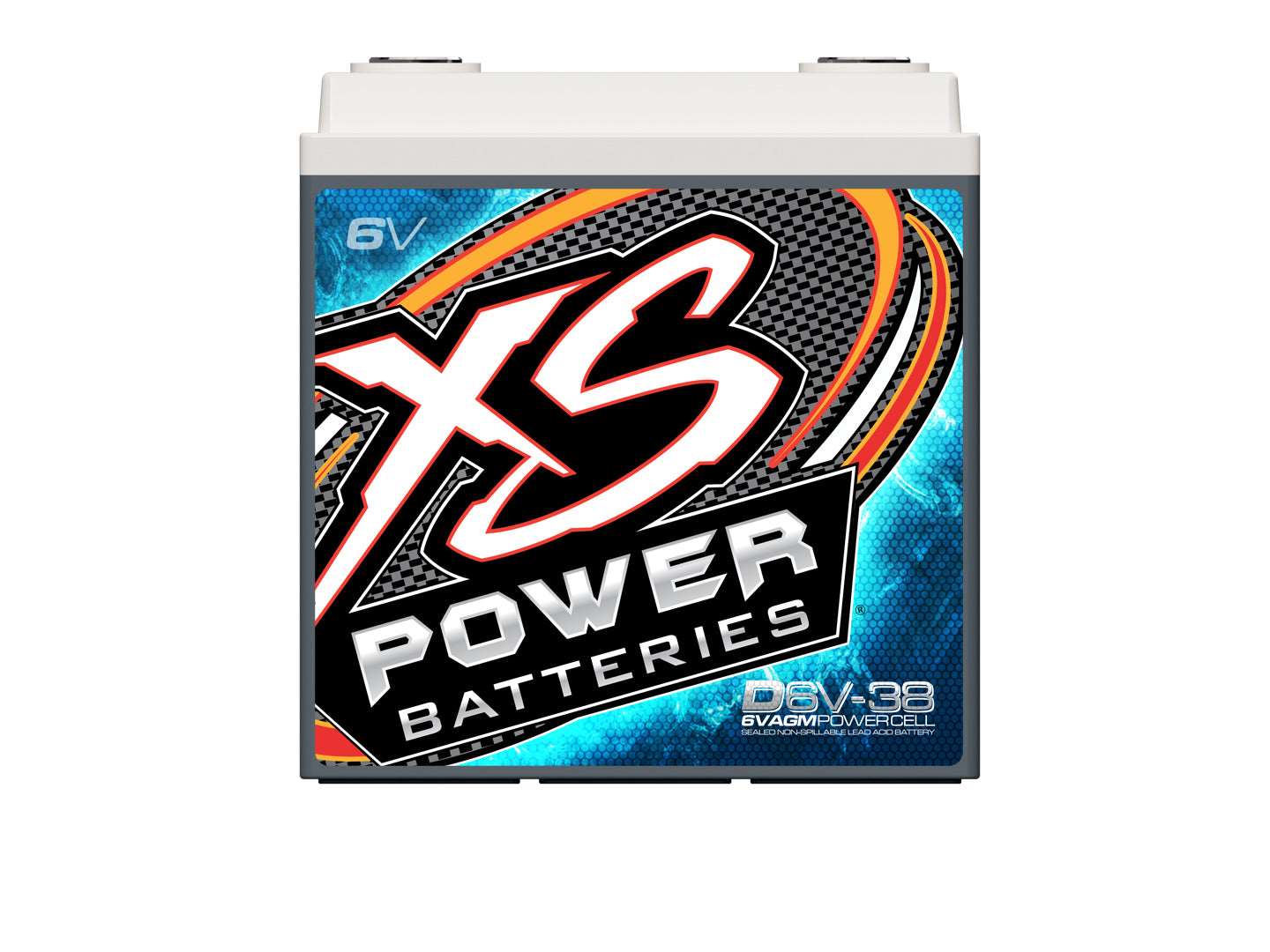 D6V - 38 XS Power 6VDC AGM Car Audio Vehicle Battery 2000A 38Ah - D6V - 38 - Sparked Innovations