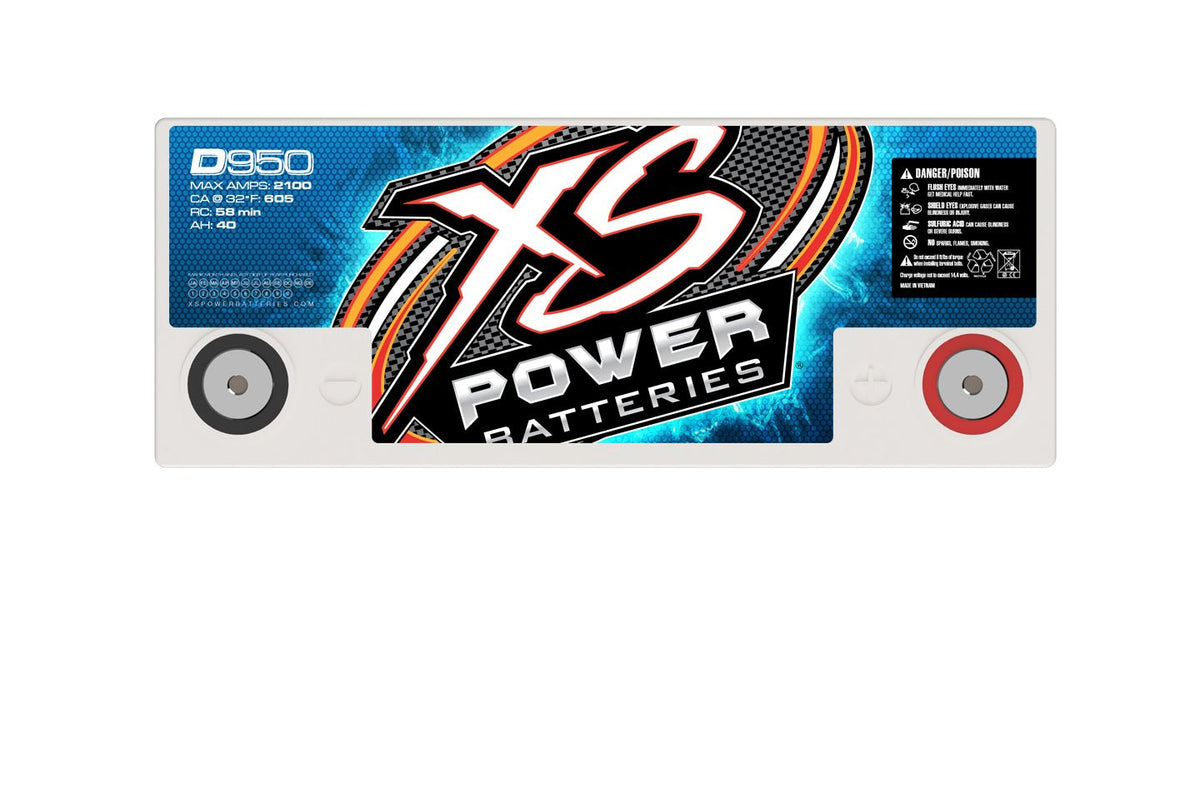 D950 XS Power 12VDC AGM Car Audio Vehicle Battery 2100A 40Ah - D950 - Sparked Innovations