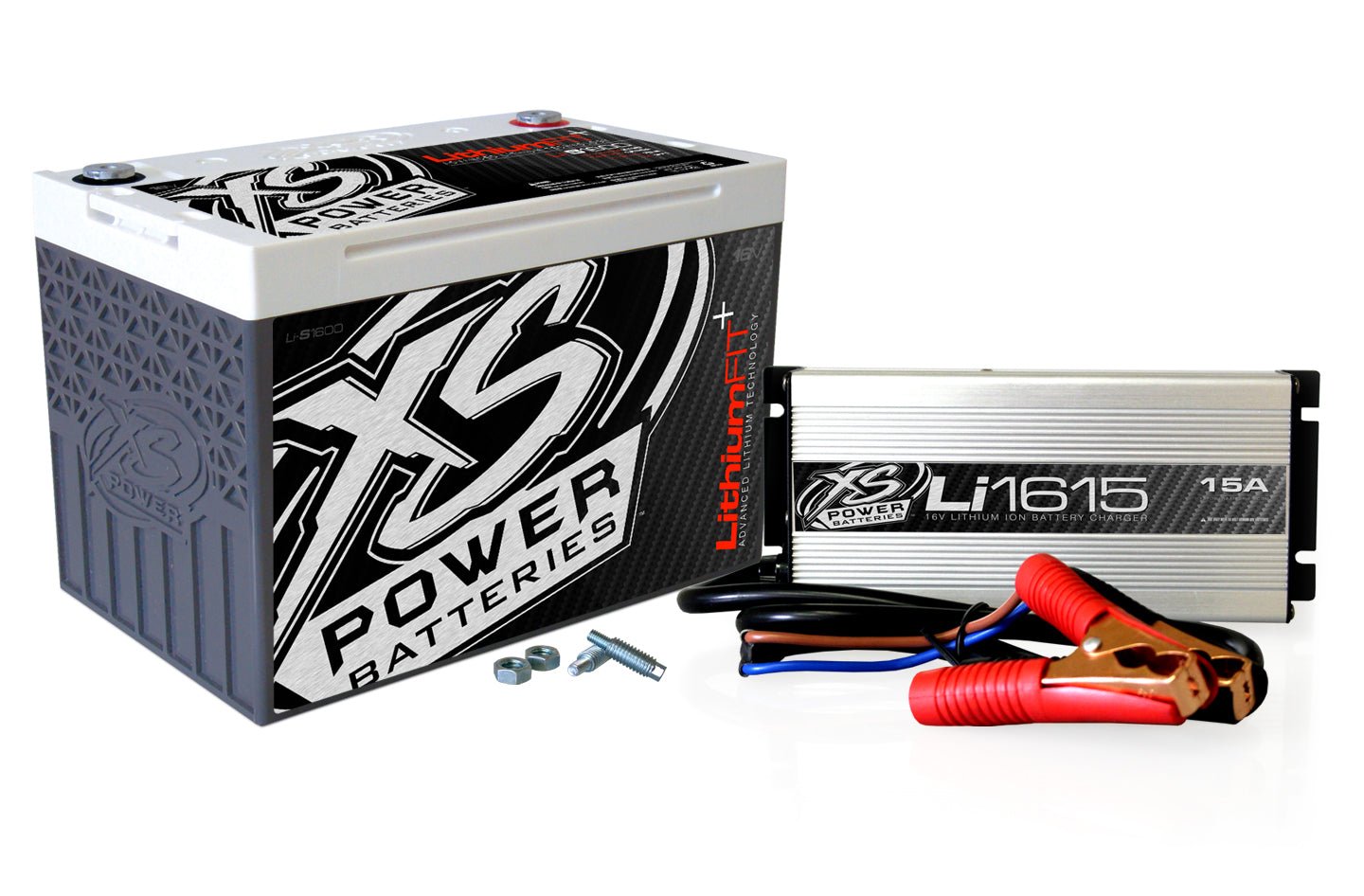 Li - S1600CK XS Power Li - S1600 16V Lithium Vehicle Battery Li1615 15A 16V IntelliCHARGER combo - Li - S1600CK - Sparked Innovations