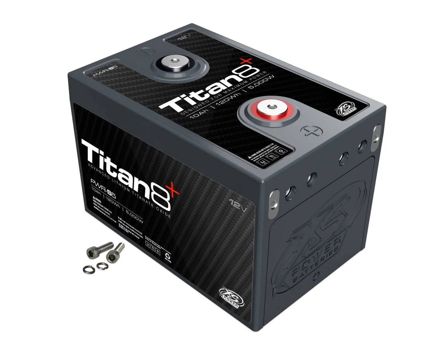 (OPEN BOX) XS Power Titan 8 12V PWR - S5 Lithium Titanate Oxide (LTO) Vehicle Battery - 2000A 5000W - PWR - S5 - B - Sparked Innovations