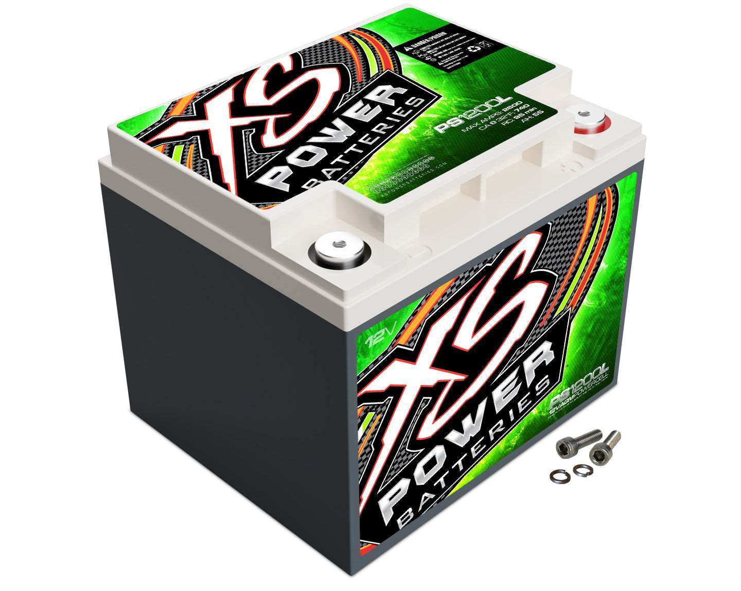 PS1200L XS Power 12VDC AGM Powersports Vehicle Battery 2600A 55Ah - PS1200L - Sparked Innovations