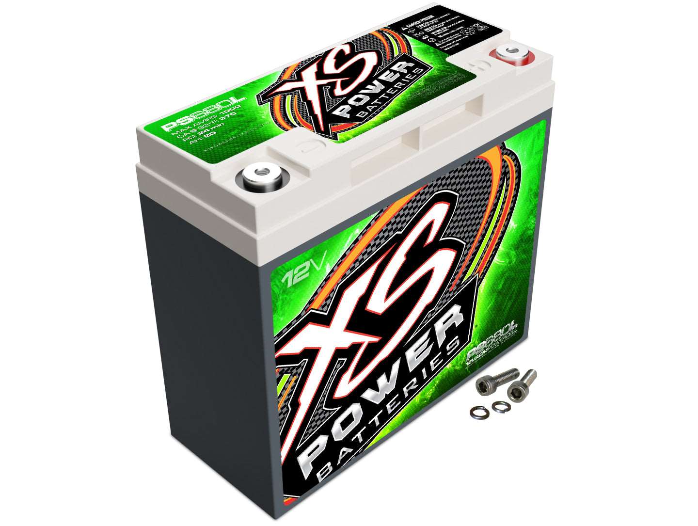 PS680L XS Power 12VDC AGM Powersports Vehicle Battery 1000A 20Ah - PS680L - Sparked Innovations