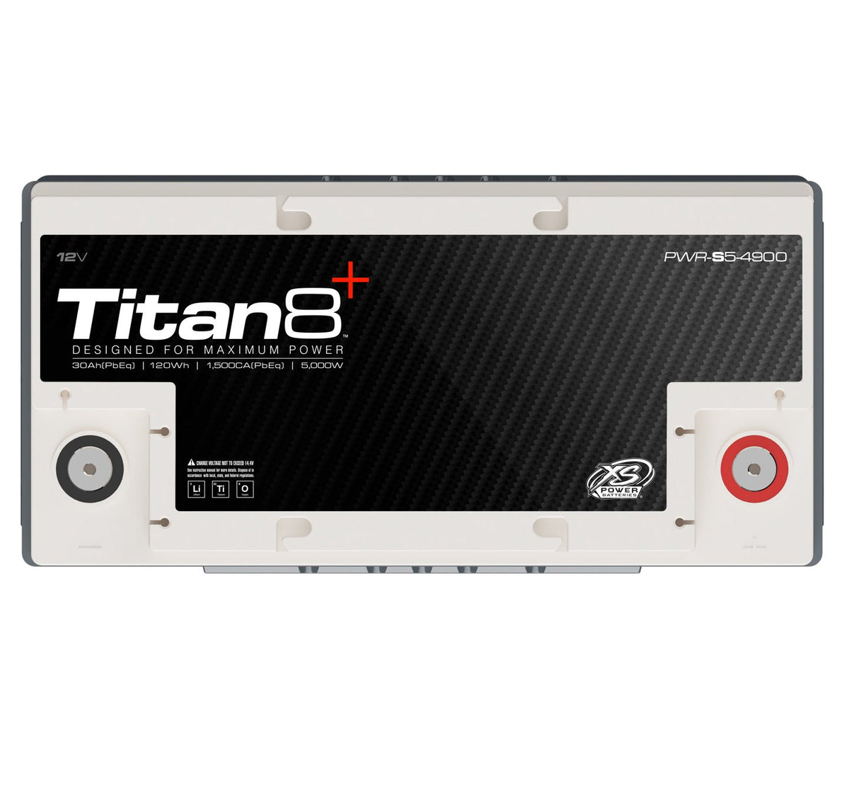 PWR - S5 - 4900 XS Power Titan8 12VDC Group 49 Lithium LTO Car Audio Vehicle Battery 5000W 120Wh - PWR - S5 - 4900 - Sparked Innovations
