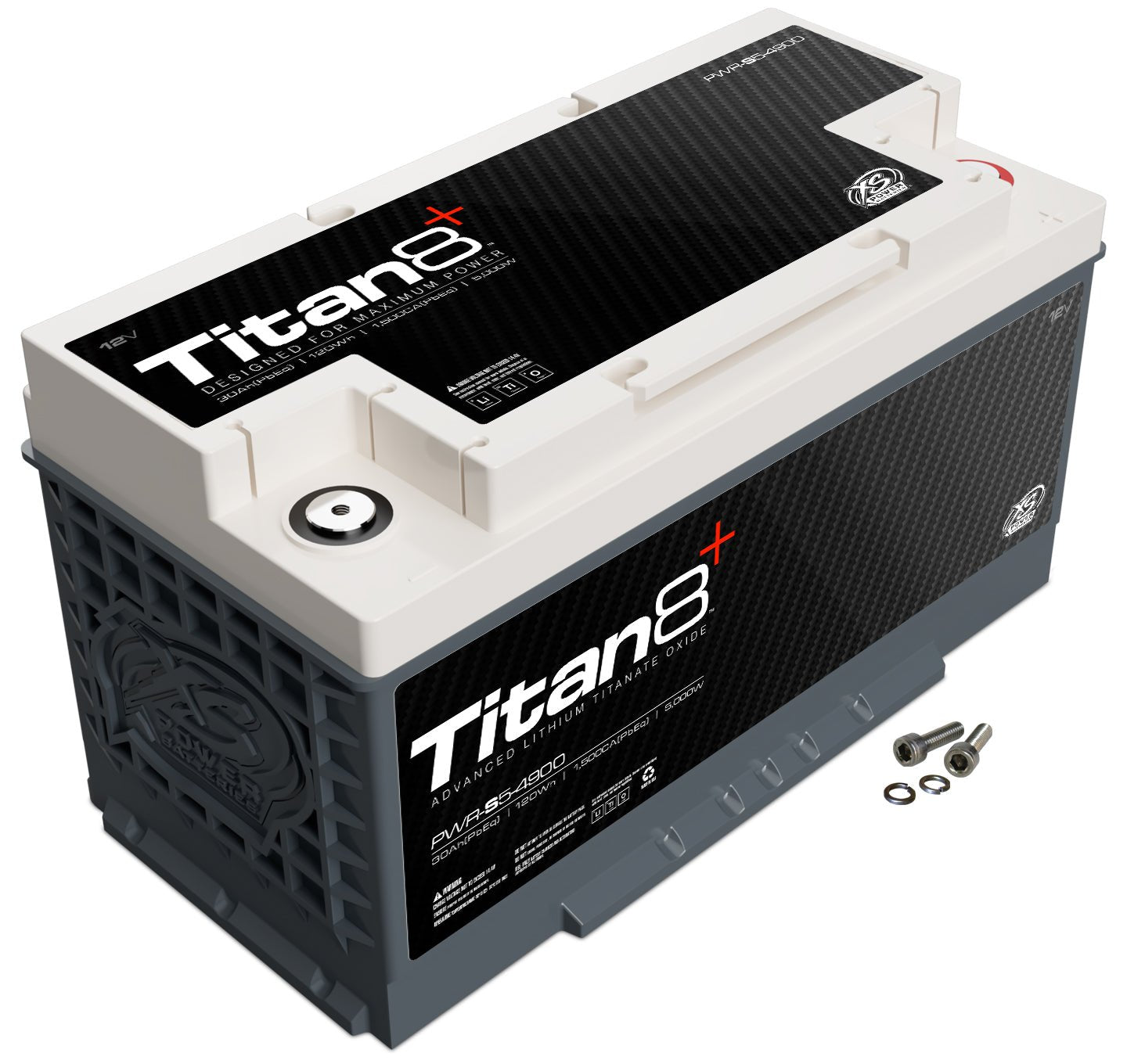 PWR - S5 - 4900 XS Power Titan8 12VDC Group 49 Lithium LTO Car Audio Vehicle Battery 5000W 120Wh - PWR - S5 - 4900 - Sparked Innovations