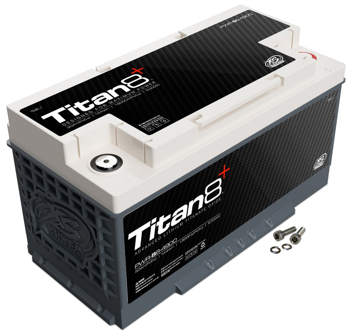 PWR - S6 - 4900 XS Power Titan8 14VDC Group 49 Lithium LTO Car Audio Vehicle Battery 5000W 144Wh - PWR - S6 - 4900 - Sparked Innovations