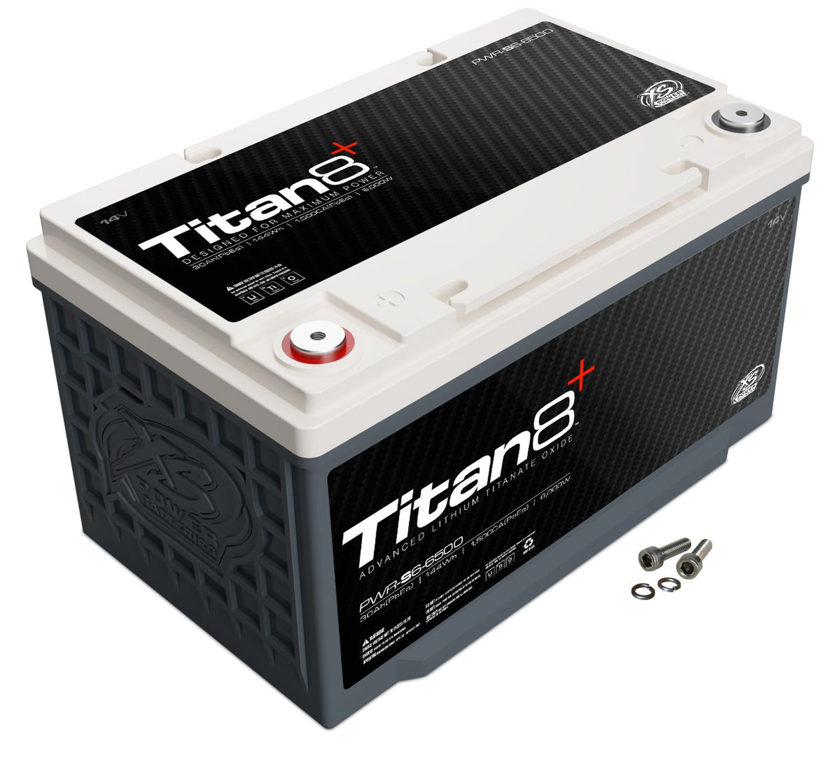 PWR - S6 - 6500 XS Power Titan8 14VDC Group 65 Lithium LTO Car Audio Vehicle Battery 5000W 144Wh - PWR - S6 - 6500 - Sparked Innovations